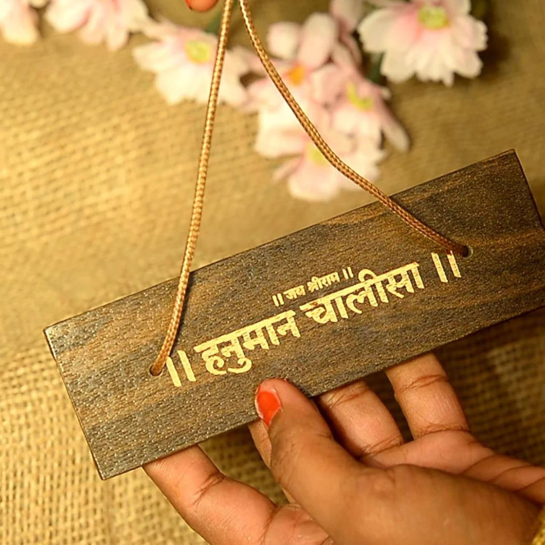 Wooden Pocket Hanuman Chalisa (Buy 1 Get 1 Free)